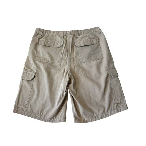 STANLEY men's Cargo shorts, size 38; Khaki, lots of pockets - Picture 2 of 9